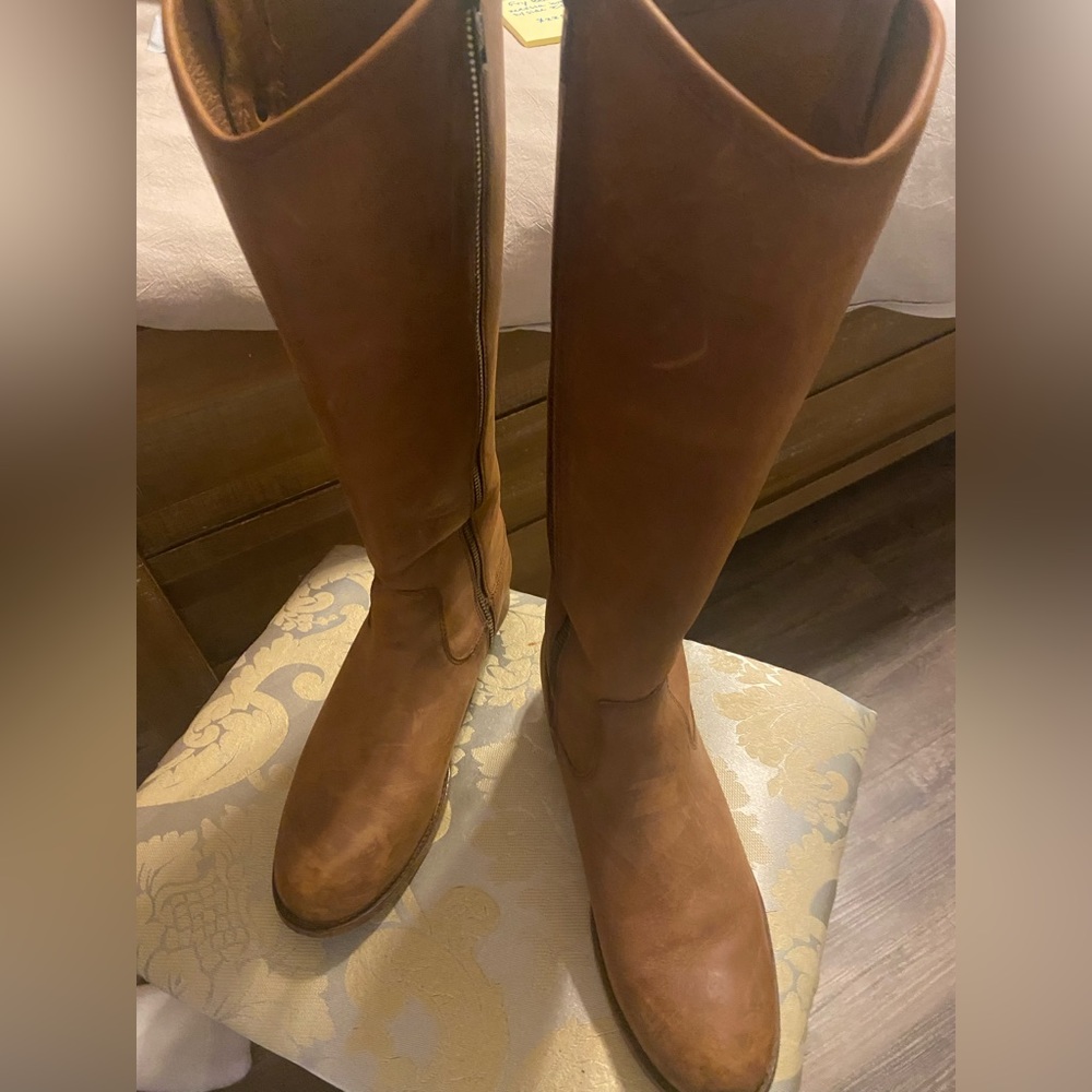 Frye boots - Melissa button side zip